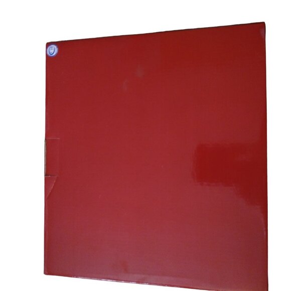 Fitz And Floyd Plaid Christmas 2063/124 Reindeer Canape Plate New Open Box - Picture 2 of 4